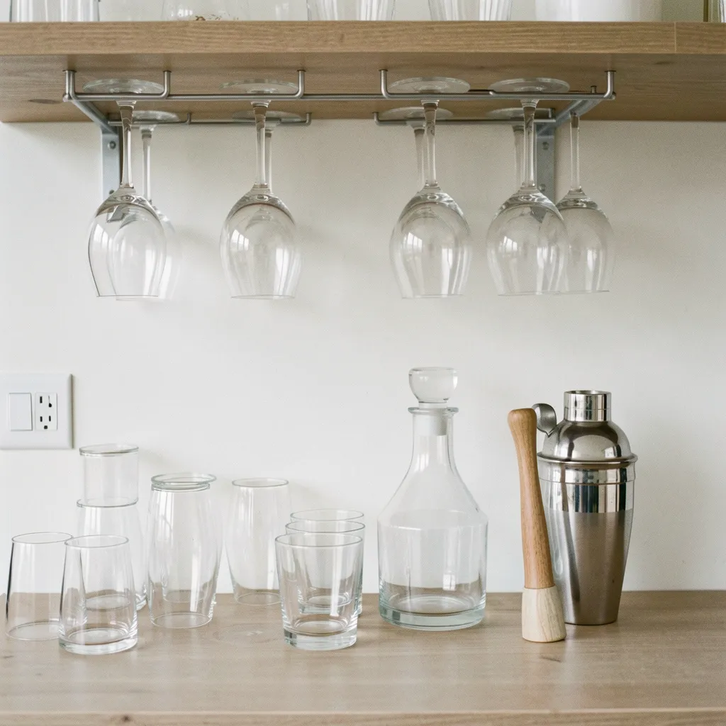 Organisert bar-oppsett